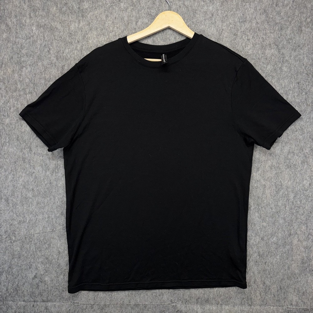 100% Merino Protect T-Shirt Men's Large Short Sleeve Black Baselayer